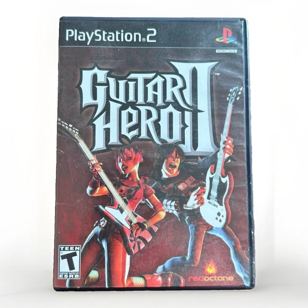 Guitar Hero 2 Playstation 2 PS2 Game Complete With Manual Red Octane CIB